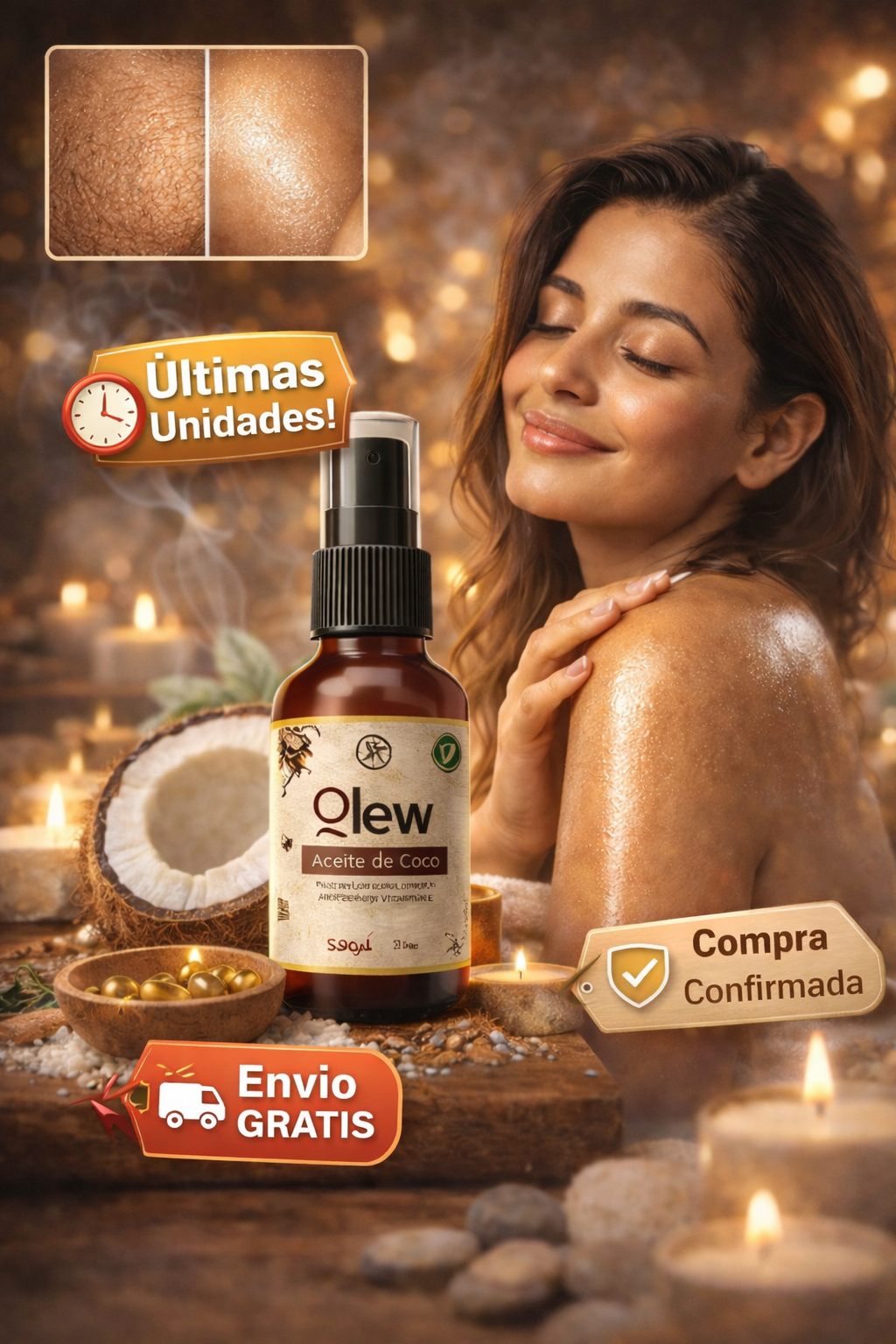 OLEW! Aceite Corporal de Coco