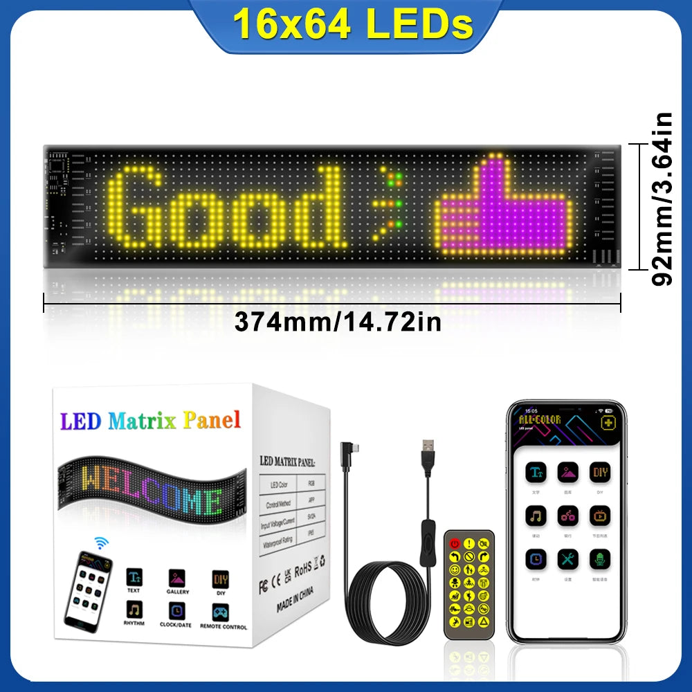 Car LED Sign Bluetooth APP