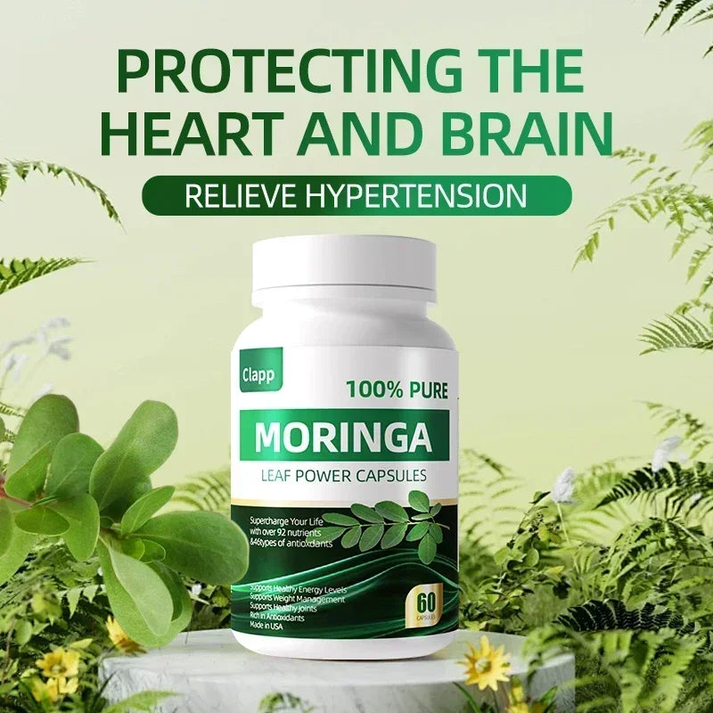 Moringa Leaf, 100% Pure 60 Pills