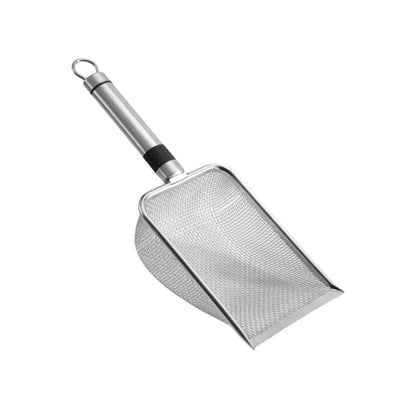 Stainless Steel Cat Litter Scoop – Durable, Easy Clean, Ergonomic Handle, Rust-Resistant, Ideal for Quick Waste Removal