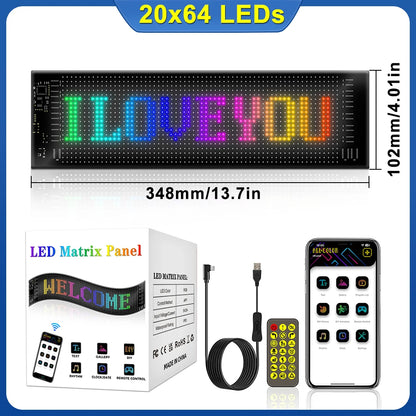 Car LED Sign Bluetooth APP